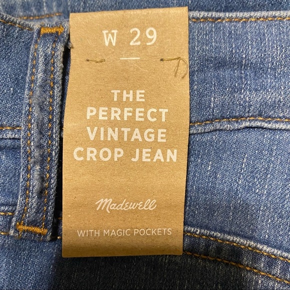 Madewell The Perfect Vintage Crop Jean NWT - Picture 7 of 14